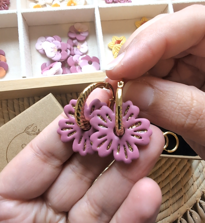Pampilles Fleur Strass