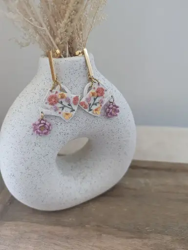 Boucles d'oreilles La Rosée 