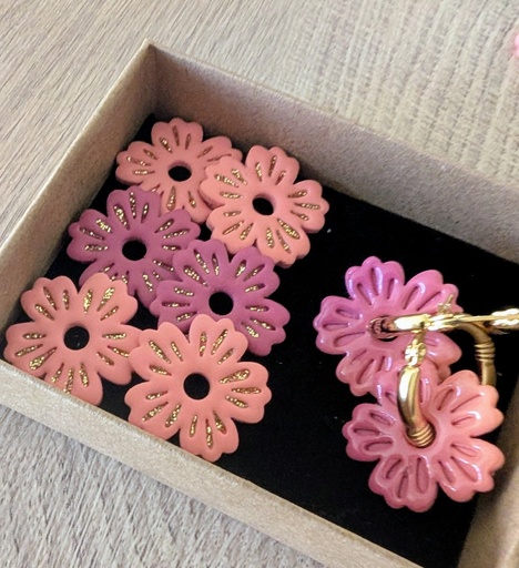 Pampilles Fleur Strass 