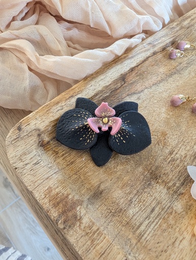 Broche Orchidée